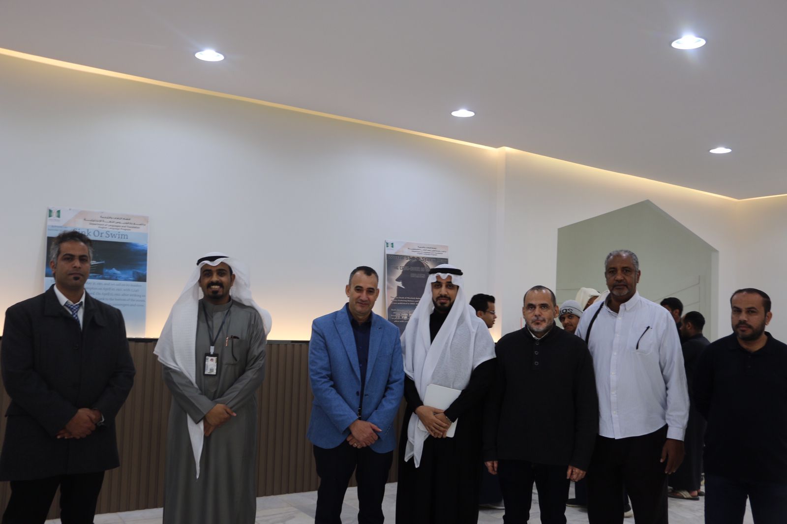 ​Within the initiative of the Department of Languages ​​and Translation to celebrate International Short Story Day; A student in the Introduction to Literary Studies course at the department organized a publications exhibition in which they participated to introduce some international short stories. The celebration witnessed the visit of the Dean of the College of Education and Arts, Dr. Abdullah Al-Qarni, College Vice Dean for Educational Affairs, Dr. Yahya Assiri​​His Excellency, the College’s Vice Dean for Postgraduate Studies and Development. Khalifa Al-BalawiHis Excellency the Head of the Department of Languages ​​and Translation, Dr. Yasser Al-Anzi and members of the College Council and LvivMembers of the teaching staff in the various departments of the college. Also, a number of students attended the exhibition.All the people demanded, as the number of attendees reached 70 people.​​​The exhibition included a number of scientific posters (posters) that contained storiesA short story in which the students shed light on these stories, their authors, and the eras that followedPosted by. Also, the students shared their opinions regarding these stories and the experiences they reflectedHis life had a positive impact on his personal life.​​​