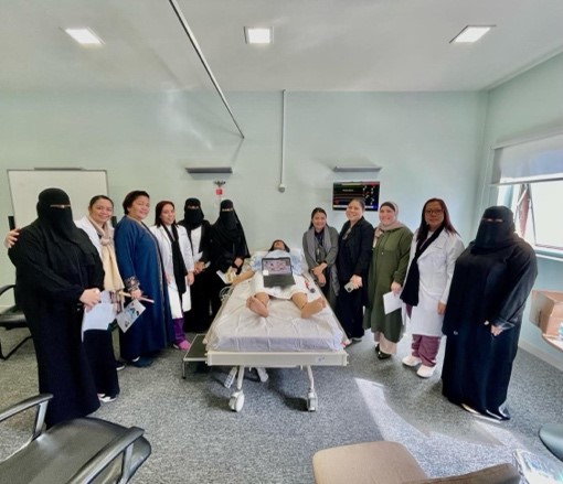 ​​The Department of Nursing Faculty Members attended the Nursing Anne Simulator orientation held on Dec 13-14, 2022 at the Clinical Simulation Unit. The orientation was conducted by Engr. Ibrahim of Beata Scientific Company, supplying medical institutions across the Middle East with the latest technological advancements in education and simulation.The Nursing Anne Simulator is the first nursing simulator to cover every aspect of modern education. It offers safe and realistic practice on core nursing skills-from basic assessments and critical thinking to advanced interventions.This advanced manikin can be used and is not limited to subjects such as; Health Assessment, Fundamentals of Nursing, Adult Health Nursing, Mental Health Nursing, First Aid, and Emergency Nursing.It can run the simulations with SimPad or LLEAP-easy and efficient for scenario-based training.The Department of Nursing (DON) plans to include Adult Health Nursing 2, Critical Care Nursing, and Fundamentals of Nursing this semester to train students in the simulation before taking their clinical rotations in the hospital.This will prepare the students not only to hone their skills but to develop their soft skills to better provide effective and efficient care to their future patients.The DON aspires to provide excellent education and produce graduates that will help the community by providing quality care.
